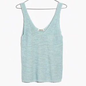 Madewell Monterey Sweater Tank Blue